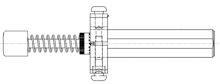 Damper cpl.-behind, WN-M1,25x3-xxxDrawing. 100717