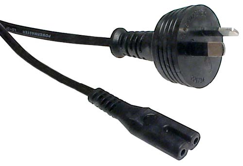CABLE POWER CORD FIG OF 8 2M BLK