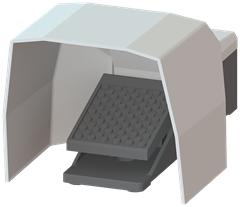 FOOT-OPERATED BUTTON